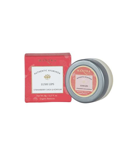 Lush Lips Strawberry Shea & Kokkum – Mantra Herbal
