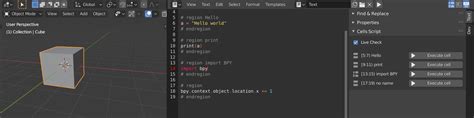 Image result for Run Python Script Inside Blender. Blend File