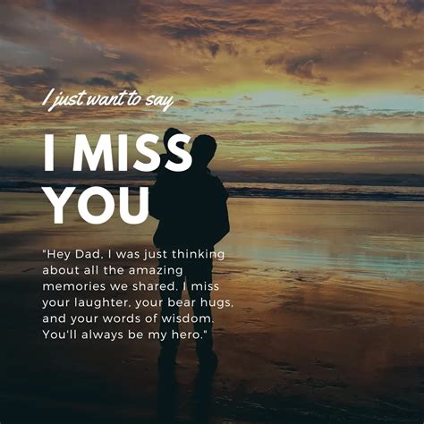 Miss You Dad In Heaven Quotes Heartfelt Miss You Dad Quotes, Poems