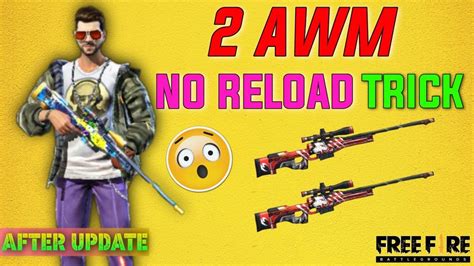 How To Use 2 AWM In Free Fire Without Reloading | Free Fire Tricks