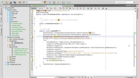 JSF PDF Generation 的图像结果