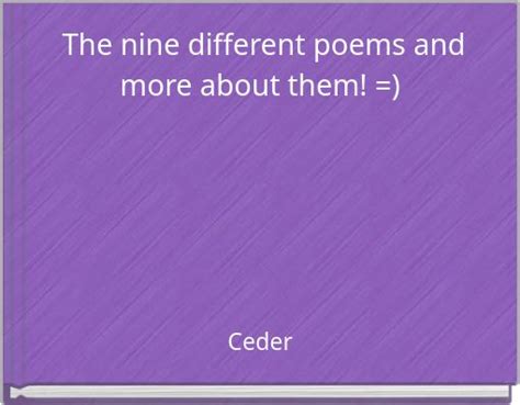 Image result for Different Poems