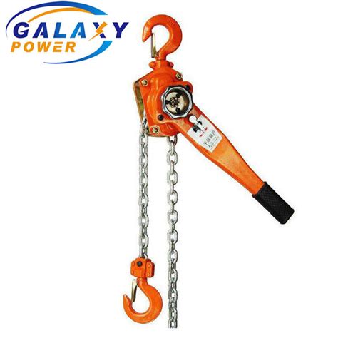 Paranco A Catena Manuale Wiltec V21-0,25 - Portata 250 Kg, Altezza Sollevamento 3 M | Leggero E Compatto Per Officina, Cantiere, Magazzino