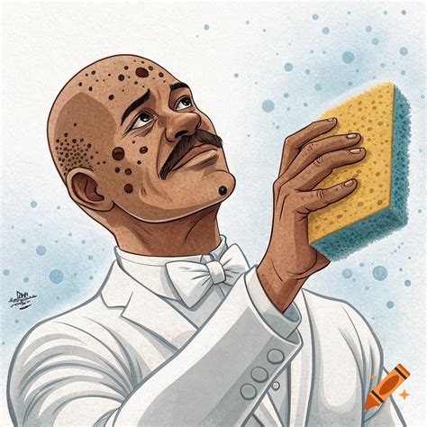 Mr. Clean hyperpigmentation meme on Craiyon