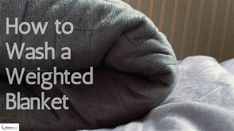 How to Wash a Weighted Blanket