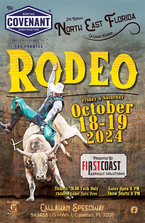 Covenant Roofing & Construction 2nd Annual NE FL Rodeo, Presented by ...