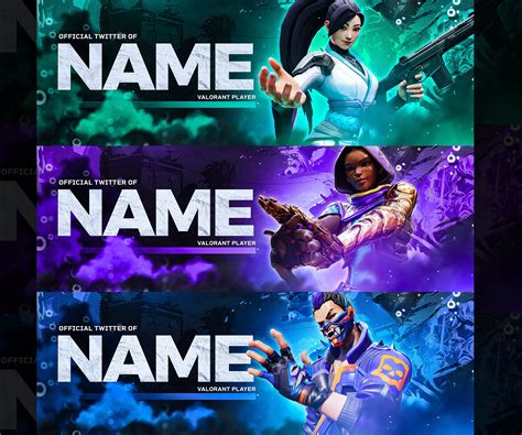 Buy Custom Valorant Banner Template for Twitter & Youtube 1000 Online ...