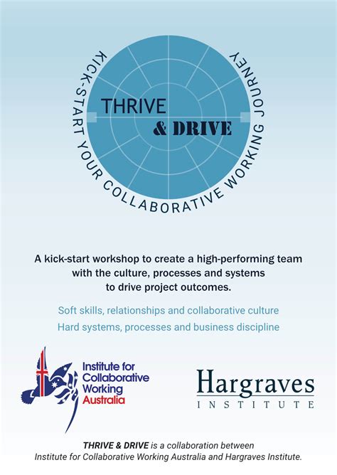 Thrive & Drive | Hargraves Institute