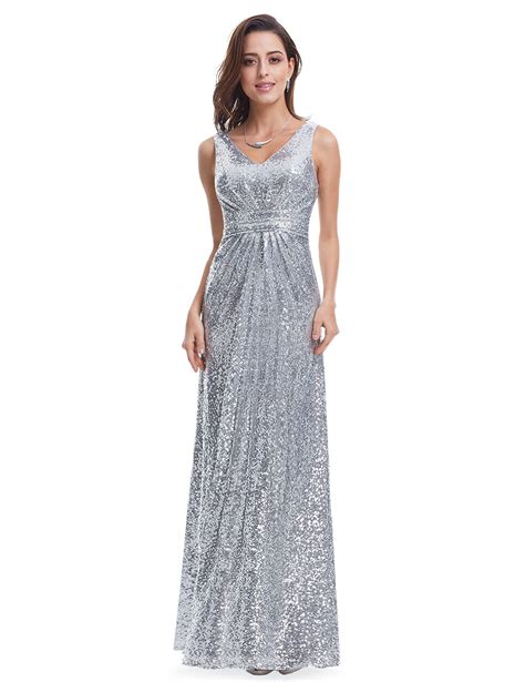 Long Silver Evening Gowns at Joan Mealey blog