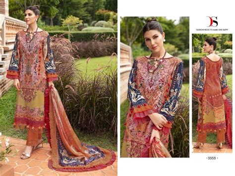 Deepsy Firdous Queens Court 5 Cotton Dupatta Pakistani Suits ...