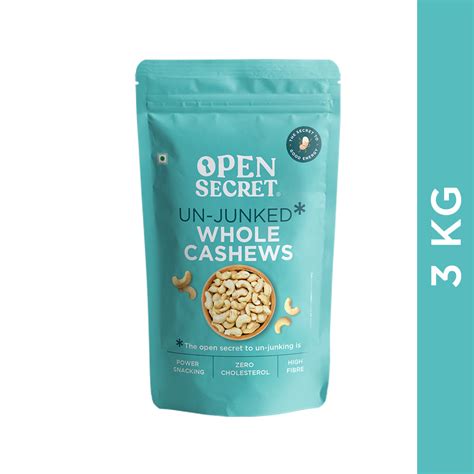 Premium Whole Cashews - 3kg – Open Secret
