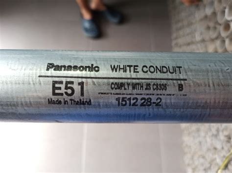 Jual Pipa Besi Listrik Conduit PANASONIC E51 2 inch - panjang 3,6 meter ...