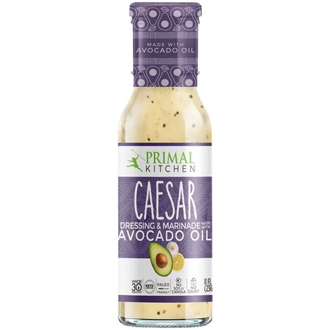 Primal Kitchen Caesar Dressing & Marinade 8 fl oz - Walmart.com