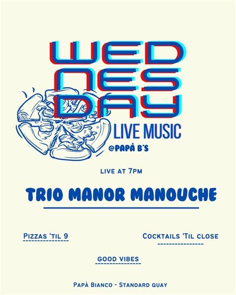 Trio Manor Manouche, Papà Bianco, Faversham, 24 April 2024 | AllEvents