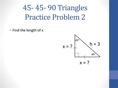 45 45-90 triangles | PPTX