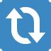 🔃 Clockwise vertical arrows emoji copy paste png download