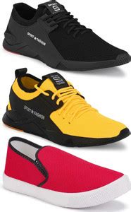 World Wear Footwear Combo Pack of 3 New Affordable Collection of ...