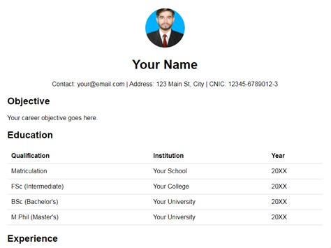 Code HTML Pour Faire Un CV 的图像结果