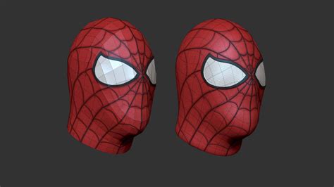 Spiderman Mask - 3D Model by gsommer