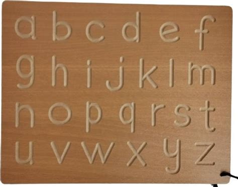IJARP Wooden Laminated Small Alphabet Writing Tracing Board with Dummy ...