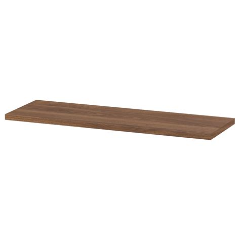BILLY shelf, brown walnut effect, 76x26 cm (30x10") - IKEA