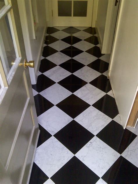 Classic Checkerboard Floor Pattern in Claremont