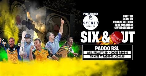 Six & Out feat. Brett Lee at Paddo RSL, Paddo RSL, Surry Hills, 3 ...