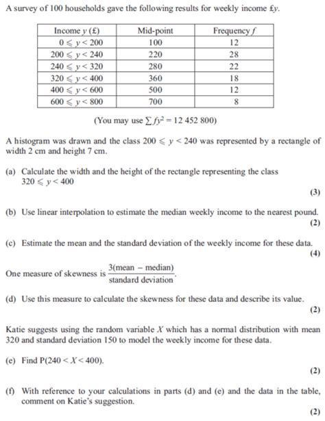 Image result for Normal Distribution Exam Questions