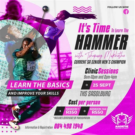 HAMMER CLINIC, HTS Sasolburg, September 25 2023 | AllEvents.in