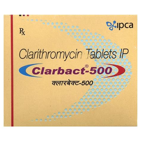 Clarbact-500 Tablet 4's Price, Uses, Side Effects, Composition - Apollo ...