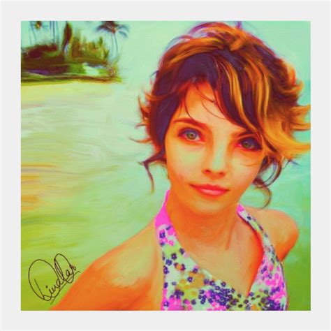 Camren Bicondova Square Art | Divakar Singh – PosterGully