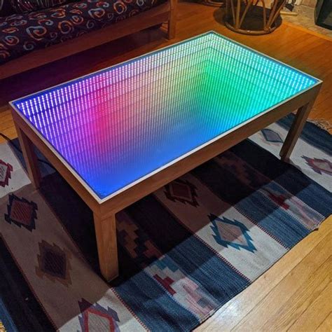 Image result for Infinity Mirror Table DIY
