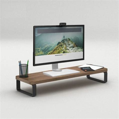 Wooden Monitor Stand | Ergonomic & Stylish Desk Stand