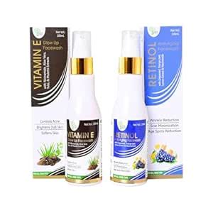 Four Trees Face Wash Combo (Pack of 2) Vitamin E Glow Up Face Wash ...