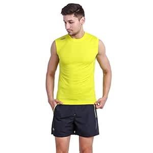 Dida TP5051 Polyester Sports T-Shirt, L (Maize Yellow) : Amazon.in ...