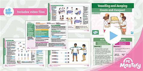 Year 4 gymnastics travelling, jumping and vaulting skills