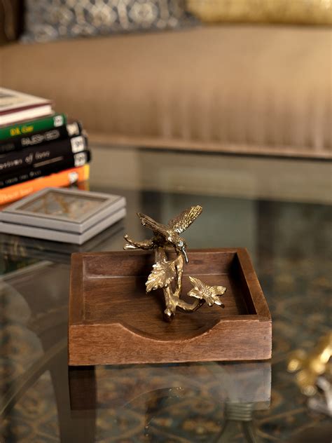 Shop Humming Bird Napkin Holder In Gold Finish– Ekaani
