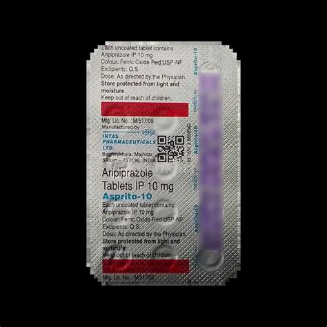 ASPRITO 10MG TABLET 15'S Price, Uses, Side Effects & Substitutes | Medkart