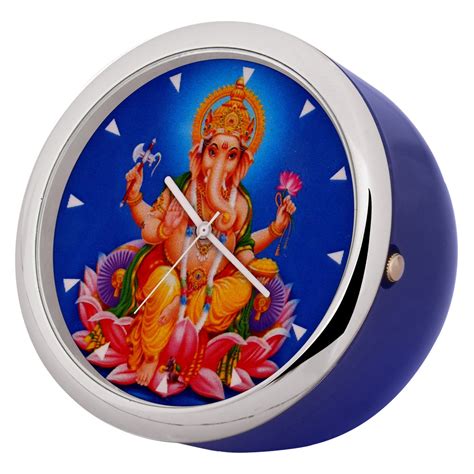 Evelyn Analog Table Clock & Car Dashboard Time Clock Quartz Watch Size ...