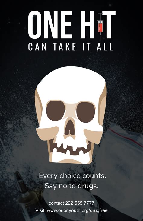 Free Drug Awareness Poster Templates to Edit Online