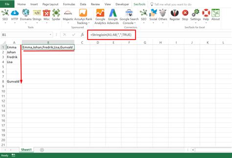 Image result for Join Two String Excel