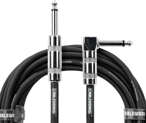 Cableworks by Gator Cases Backline Series 5 Ft Straight to Right Angle ...