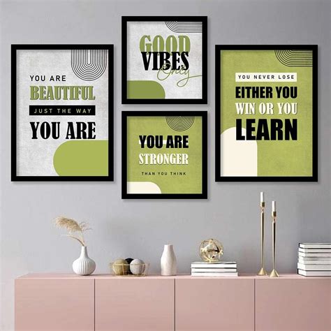 kotart Wood-Quotes Wall Frames For Home&Office Wall Decor-Inspirational ...