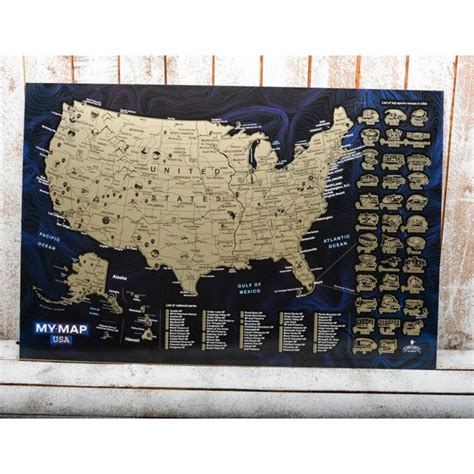 Купить Скретч-карта США «My map, USA edition» по цене 500 грн с ...
