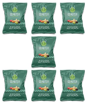 Buy 4'O Clock Munch Nuts (Pack of 7) | Mixed Nuts – Go Nuts !! Munch Right