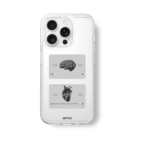Brain And Heart Soft Silicone Phone Case – Happyaza