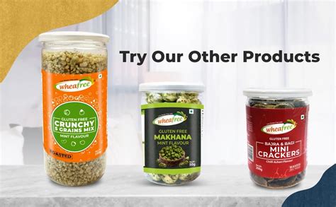 Gluten Free Makhana - Cheese Flavour Pack of 2 (50g) Each – Wheafree ...