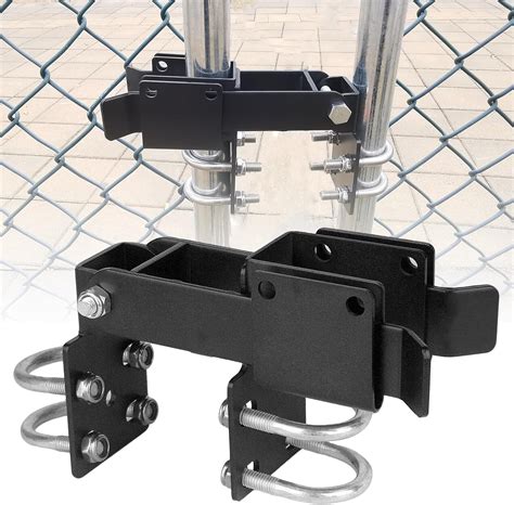Amazon.com: BiJun Chain Link Double Gate Latch for 1-3/8 Inch Gate ...