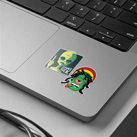 Trippy Aesthetic Stickers #01 | Stickerized | 5 Stickers – Posterized