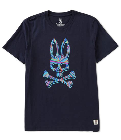 Psycho Bunny Cotton Logo Graphic T-shirt in Blue for Men - Lyst